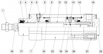 Пневмоцилиндры квадратные PSК10 - фото 4
