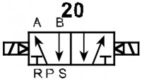 Пневмораспределители тип 4V схема 20 - фото 2